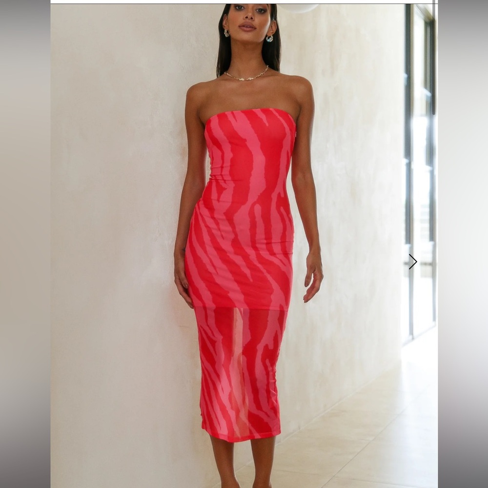 CAN FEEL YOU MAXI DRESS RED